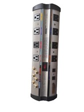 Monster HTS1000 MKII Power Center Surge Protector 8 Outlets