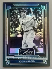 2023 Panini Three and Two Joe DiMaggio Parallel 08/09 NEW YORK Yankees No. 41
