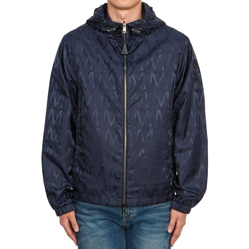 Giacca a vento Moncler Lepontin uomo reversibile con cappuccio 1A00148 597MJ F77