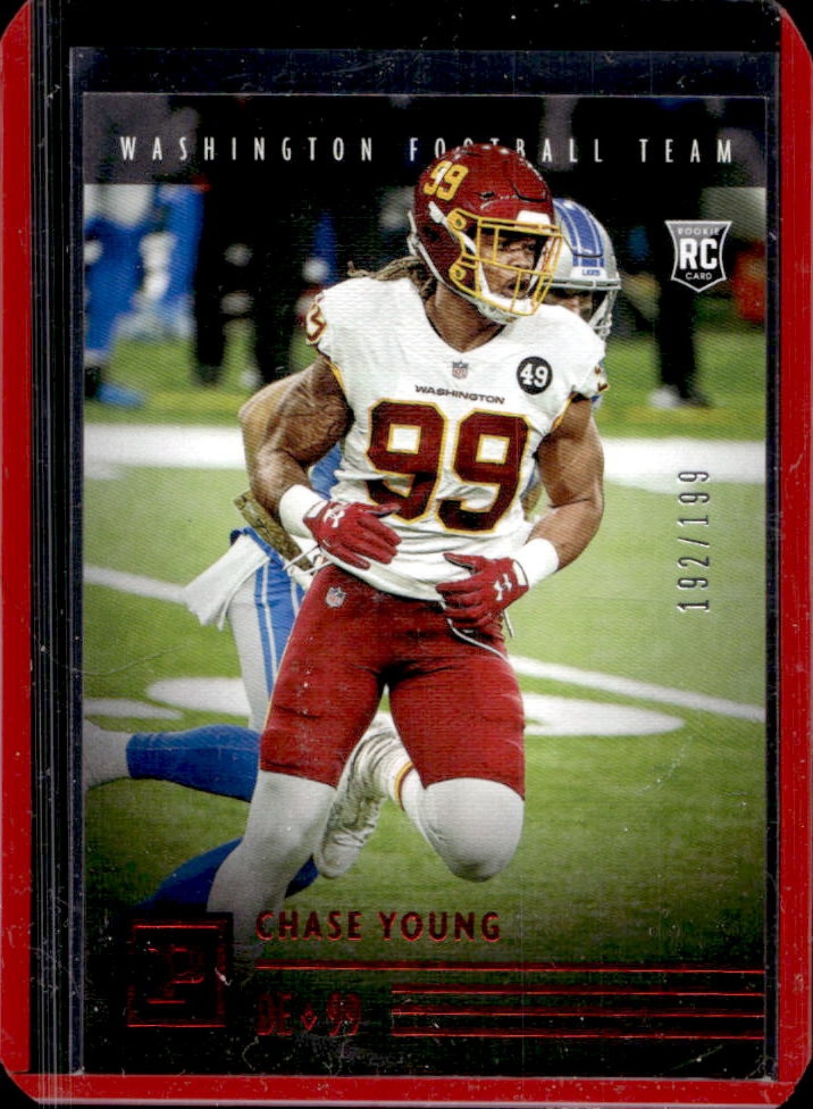 Chase Young Panini Chronicles Panini #PA35 Red