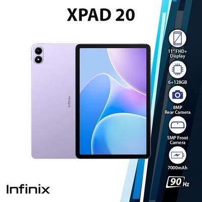 Ininfix XPAD 20 Android PC Tablet (PURPLE/Wi-Fi+4G/6GB+128GB/Octa Core/LTE/NEW)