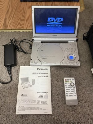 Panasonic DVD-LA95 Portable DVD Player w/ Remote/Accessories