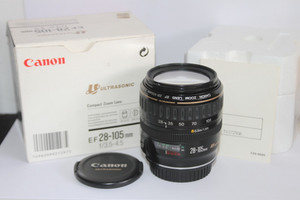 Boxed Canon EF 28-105mm F/3.5-4.5 Ultrasonic AF Wide Angle Zoom Lens with Macro.