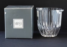 Mikasa Park Lane Crystal Ice Bucket with Original Box and Original Sticker