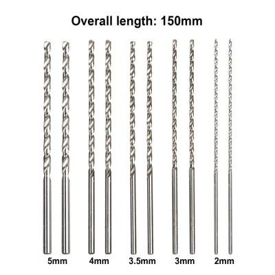 Efficient and Long Lasting HSS Drill Bit Set 10Pcs 2mm 3mm 3 5mm 4mm 5mm Bits