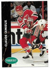 CLAUDE LEMIEUX 1991-92 PARKHURST CARD NEAR MINT+ CONDITION