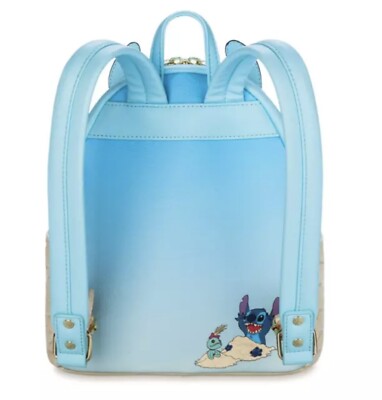 Disney Loungefly Stitch & Scrump Beach Day Sand castle Backpack s-l400.jpg main image 2