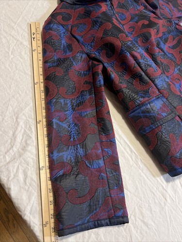 Giacca Blazer 600 West XL Puzzled Convertibile a Scatto Cappotto Foderato Stabile Atteso - Foto 12 di 22