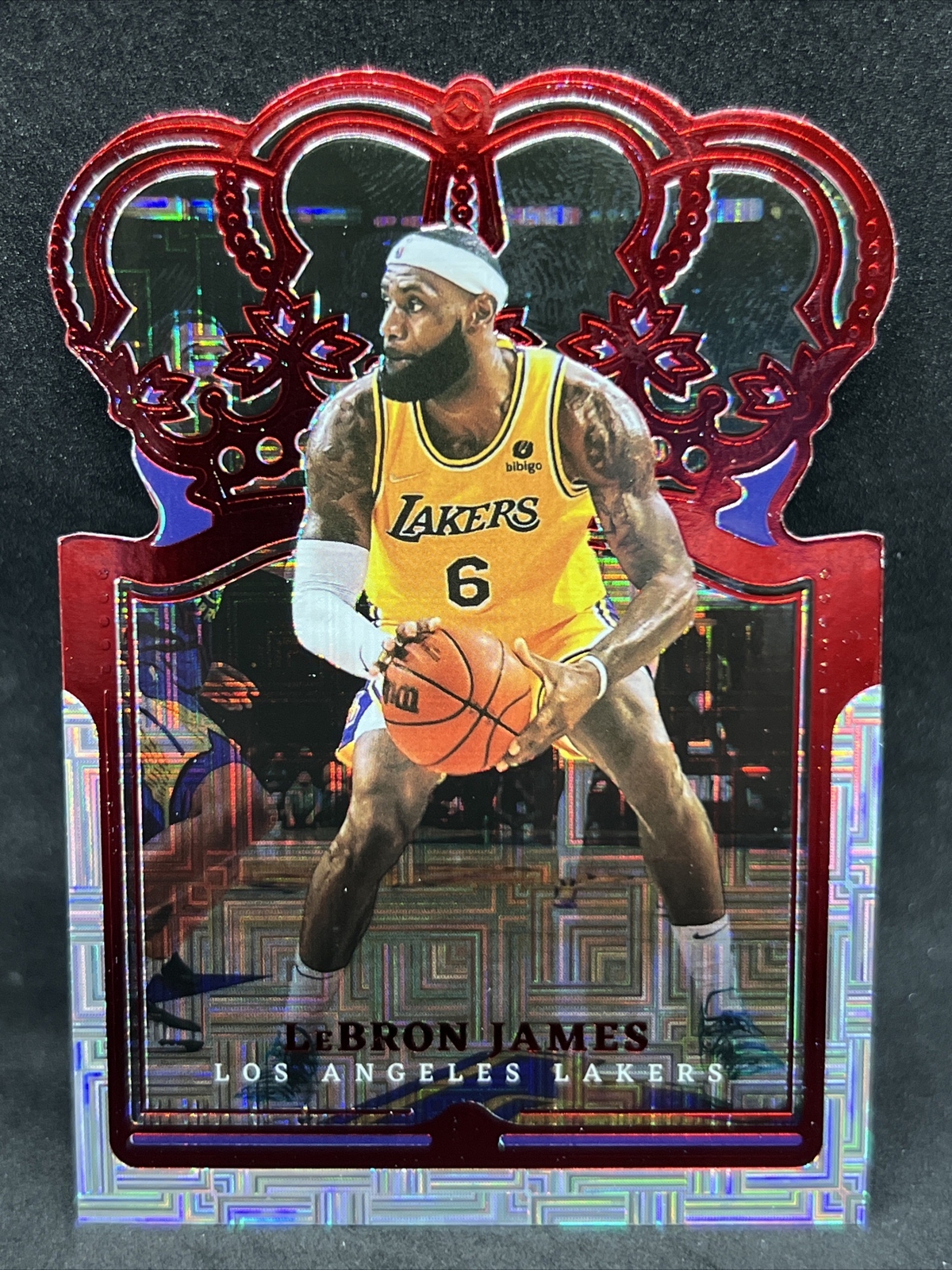 2021-22 Panini Crown Royale Lebron James Asia Red TMALL #52 LA Lakers