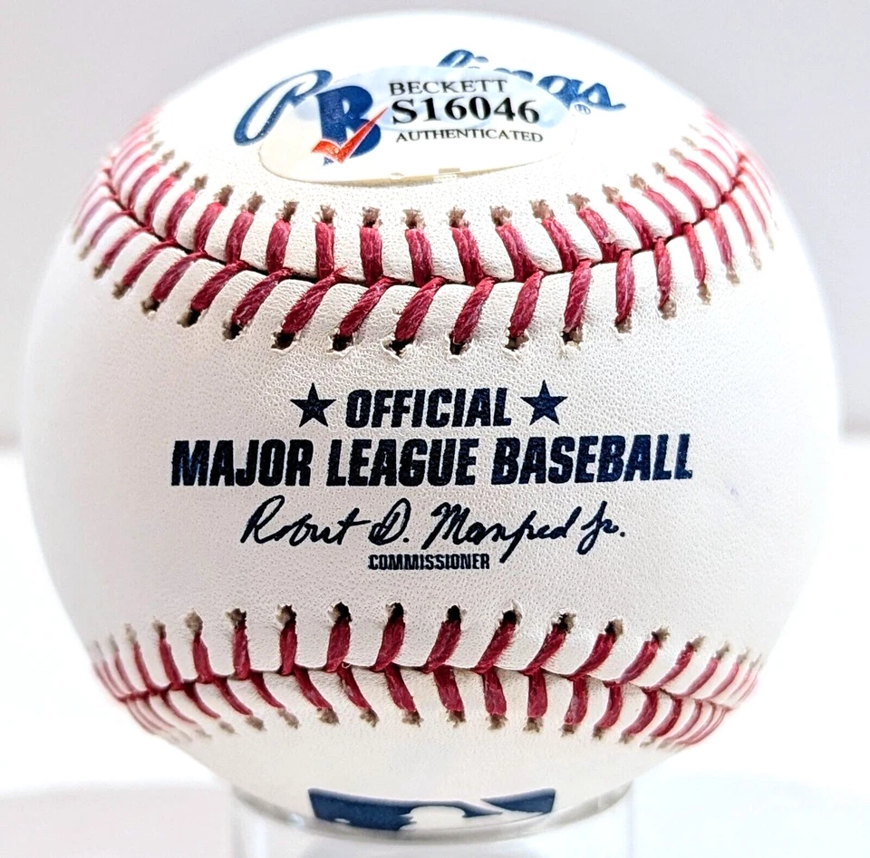 Beckett BAS S16046 de béisbol oficial firmado por Edinson Vólquez Foto 2 de 3