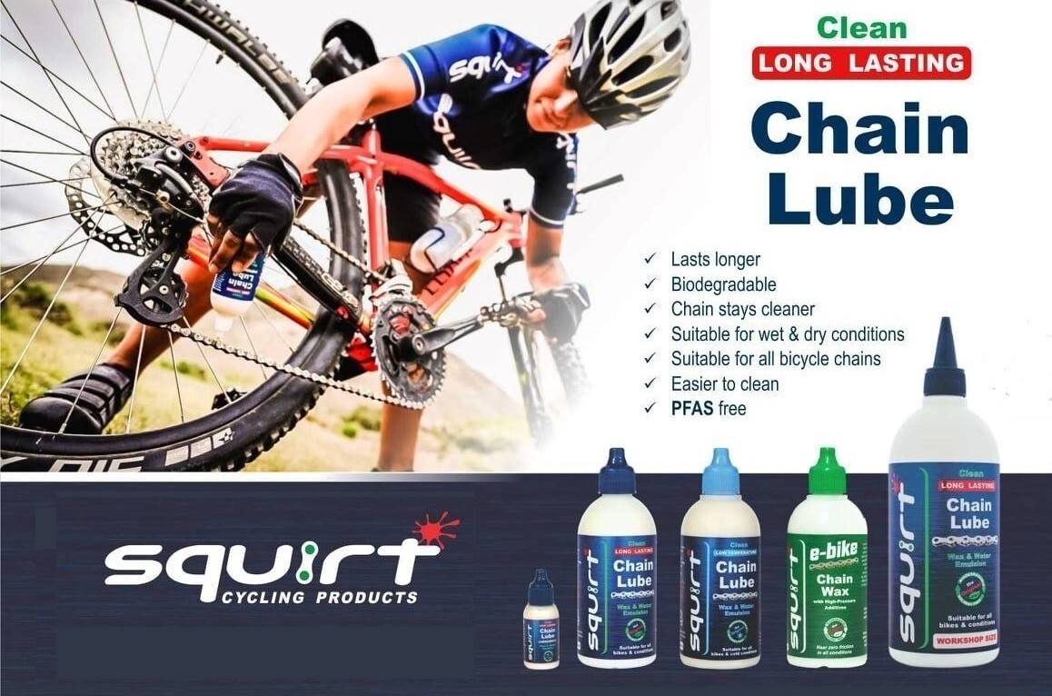 2 x 120 ml Squirt Long lasting Chain Lube for all bikes Road/Gravel/MTB cal UK eBay