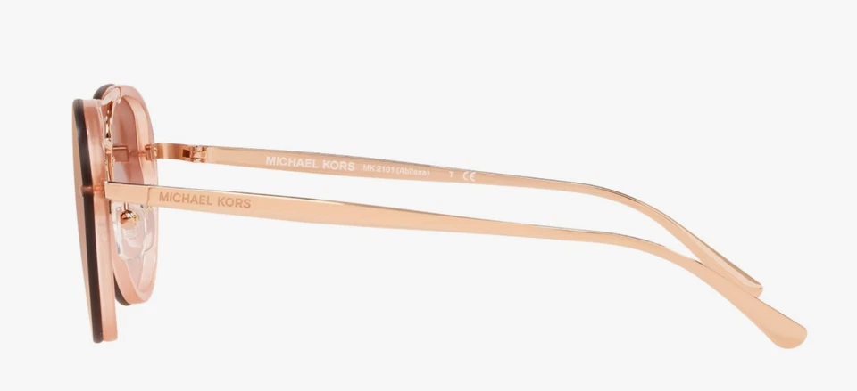 Nuevo MICHAEL KORS MK2101 34686F Abilene 60 mm Oro Rosa Aviador Gafas de Sol Unisex Foto 3 de 4