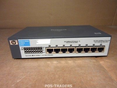 HPJ9079A J9079-60001 ProCurve 1700-8 8-Port Fanless, Web-Managed Switch EXCL PSU