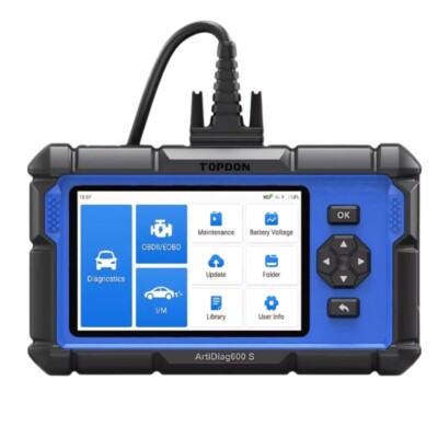 2024NEW TOPDON ArtiDiag600S OBD2 Scanner Car Diagnostic Tool ABS SRS Code Reader