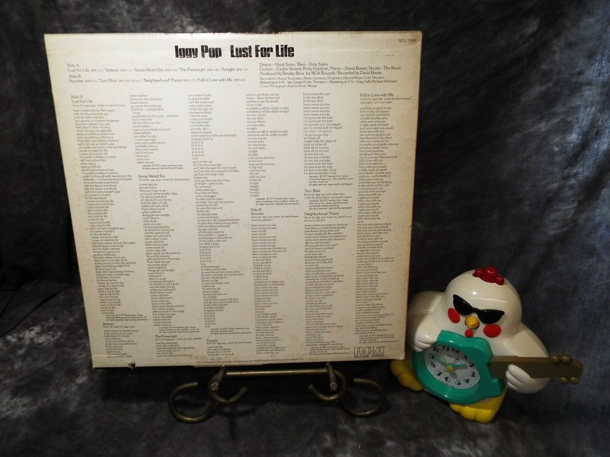 Iggy Pop Lust For Life RCA hard rock LP VINYL ALBUM | eBay