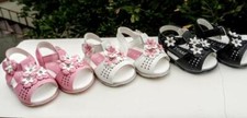New Lead Light Sandals For Toddler Girls. Black,White,Pink, Many Sizes.