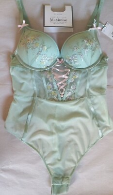 2 SIZES BIGGER MAXIMISE BOOB JOB SUPERBOOST BOMBSHELL MINT BODYSUIT BRA