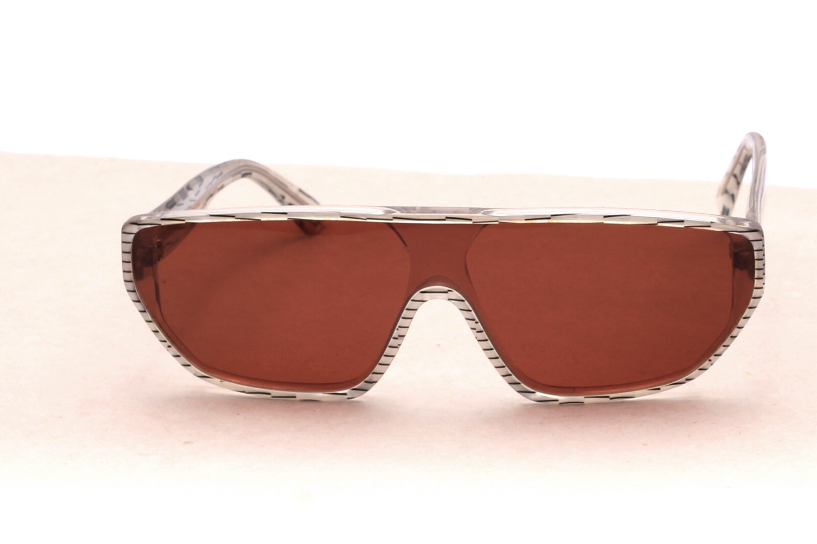Винтажный Зонненбрилл МИСТРАЛЬ Зильбер Шварц гестрайфт браун Шайбе С7