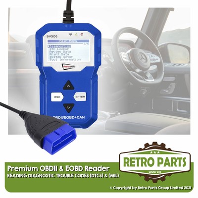 Premium OBD2 EOBD Code Reader For VW Diagnostic Tool MIL DTCs EVAP