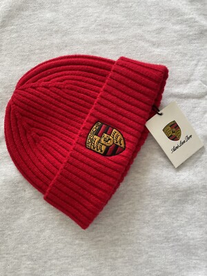 Aime Leon Dore Porsche Cashmere Beanie RED SOLD OUT BRAND NEW ALD