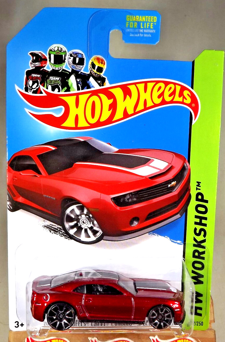2014 Hot Wheels #202 HW Workshop-Garage 2013 HW CHEVY CAMARO SPECIAL EDITION Red