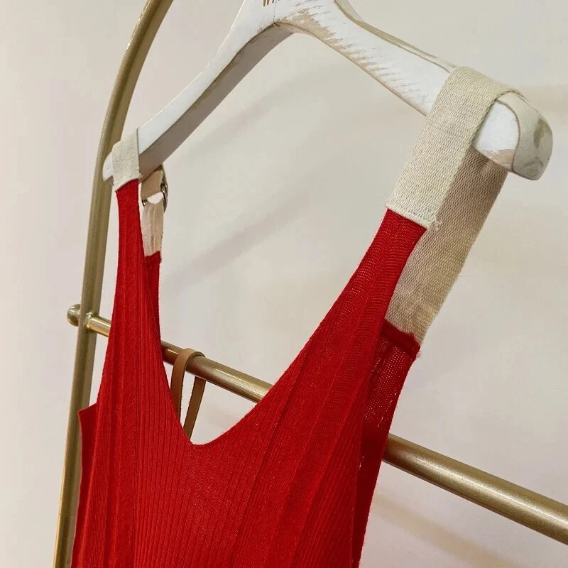 abito rosso alexander wang