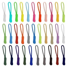 150PCS Zipper Pulls 32 Colors Zipper Pulls Replacement Backpack Zipper Pulls ...