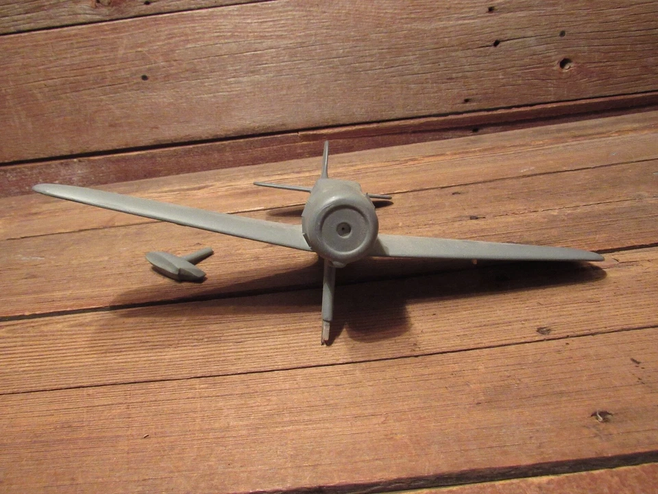 Vintage Custom Wood Gas Powered Air Plane For Parts, Restoration Or Display! - Image 4 of 4