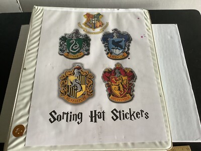 Harry Potter Sorting Hat House Stickers 