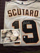 MARCO SCUTARO  SIGNED SF GIANTS 2012 WORLD SERIES JERSEY! NATIONAL LEAGUE MVP