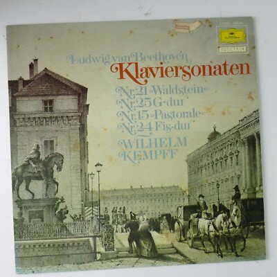 Wilhelm Kempff Beethoven Klaviersonaten Deutsche Grammophon 1965 LP-6242