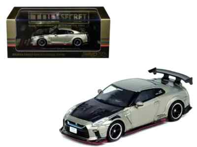 INNO64 1/64 NISSAN GT-R GTR (R35) TOP SECRET SILVER MALAYSIA
