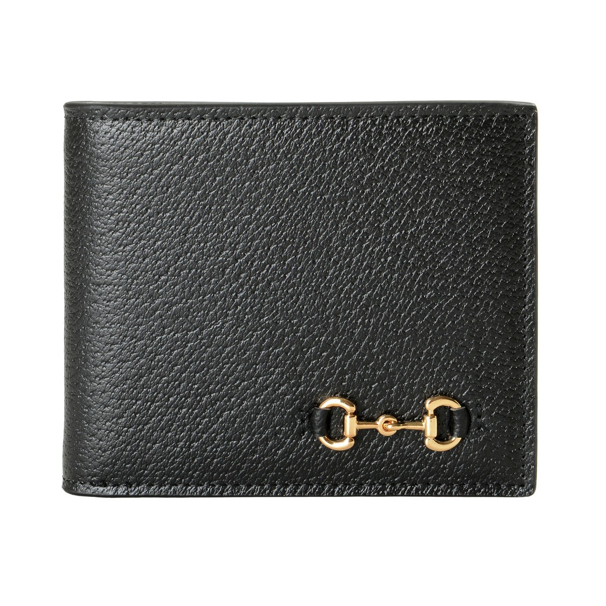 GUCCI｜LONG WALLETS (746304 92TCG 8563) Gucci Men's Black 100% Textured Leather Bifold Wallet With