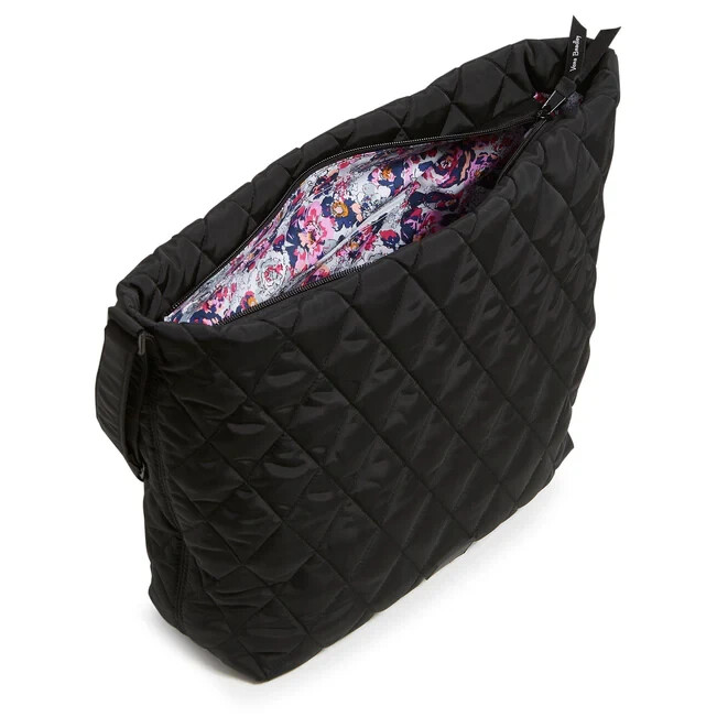 Vera Bradley Hobo Bag Ultralight Black Purse Shoulder Bag Tote