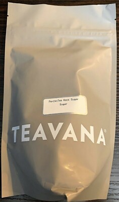   NEW! FRESH SEALED GRAY TEAVANA BAG BELGIAN ROCK SUGAR 1 POUND OR 16 OZ BAG  