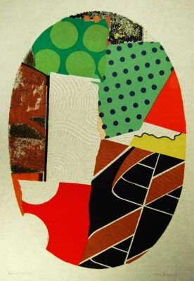 Max Papart  Etching with Carborundum Embossed Signed Art