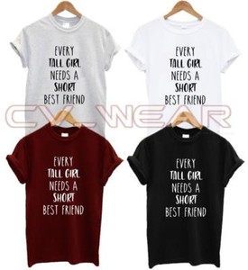 tall and short best friend shirts