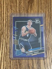 Hunter Tyson 2023-24 Panini Donruss Optic Purple Prizm RC #201