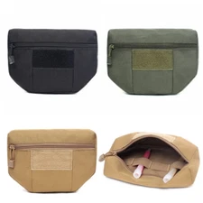 Tactical Storage Hunting Molle Vest Chest Rig Drop Dump Hanging Utility Pouch