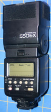 Canon Flash Speedlite Model 550EX, used ETTL made in Japan