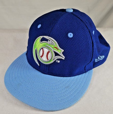 Unknown Baseball Logo Patch Green Dragon Blue New Era Hat Cap Snapback 7 1/4
