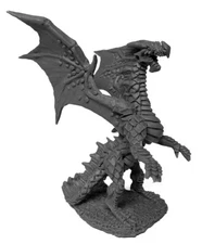 RPR30118 Reaper Miniatures Bones Black: Fire Dragon Hatchling