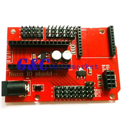 Arduino Nano 328P IO Shield Expansion Board Wireless Xbee Socket TOP new A3GS