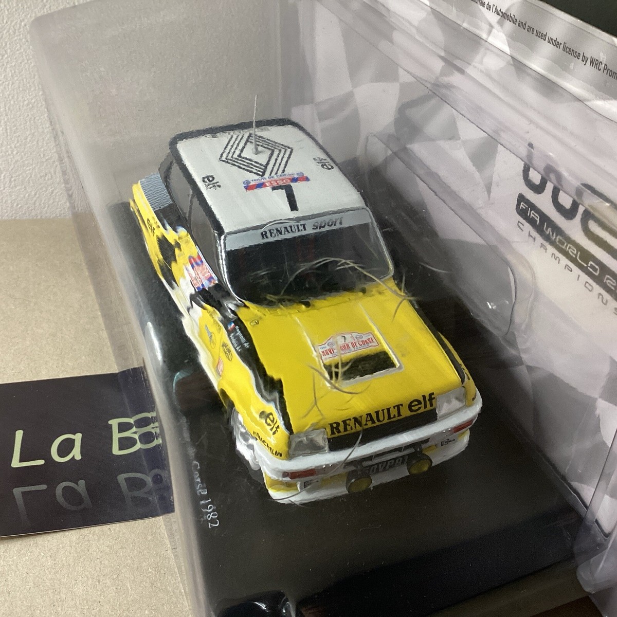 Altaya 1:24 Renault 5 Turbo #7 ganador reunión Tour de Corse 1982 Ragnotti, Andrie AAWRC526