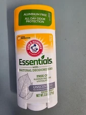 Arm & Hammer Essentials Antiperspirant Deodorant Solid Unscented 2.5oz