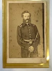CIVIL WAR CDV PHOTO 2nd LIEUTENANT CAVALRY or INFANTRY OFFICER SWORD EAGLE PLATE