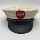 Vintage Coca-Cola Delivery Driver Hat Union Made Size 7 3/8 Advertising Cap