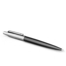 Parker Jotter Ballpoint Pen, Bond Street Black with Chrome Trim, Medium Point, B