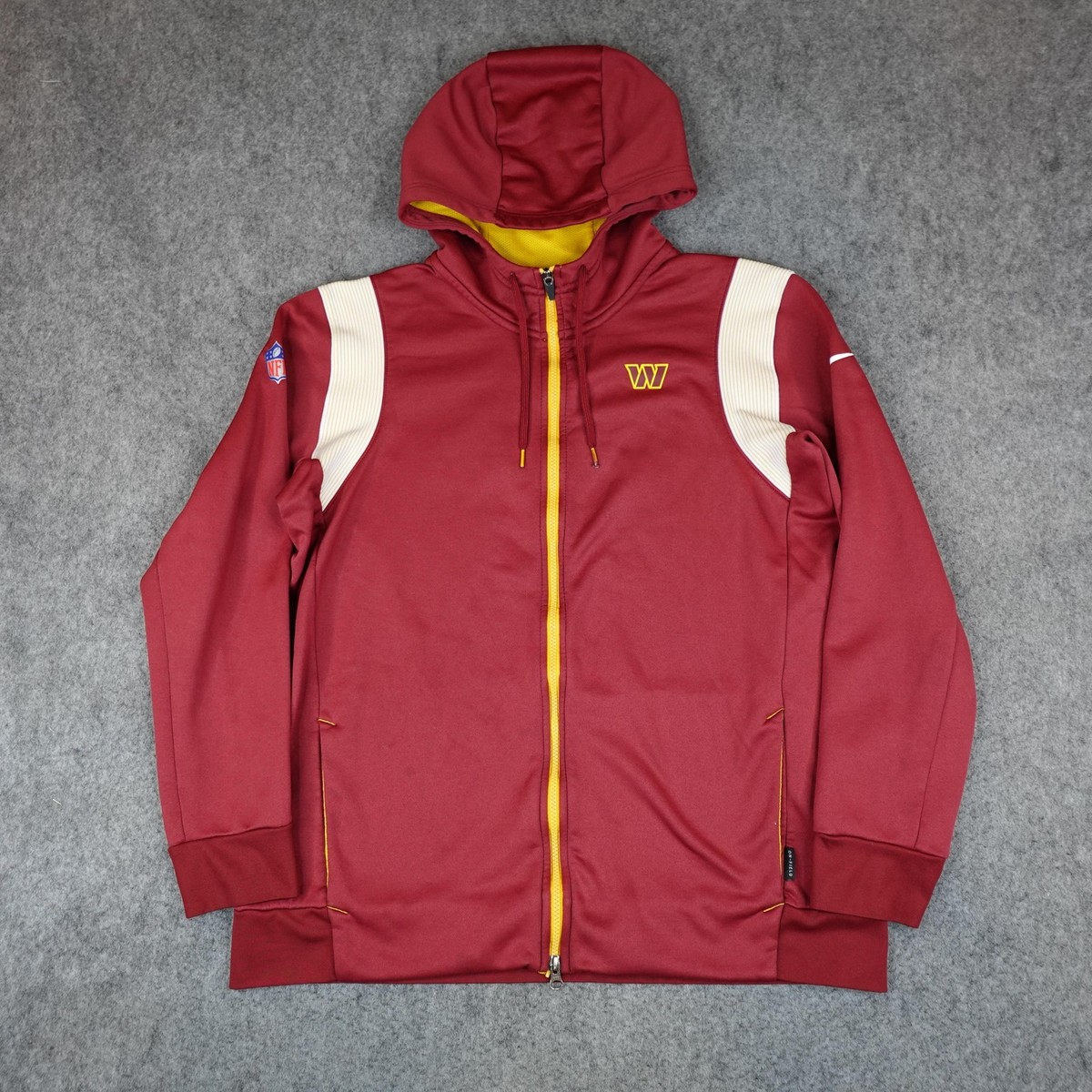 Washington Commanders Jacket Mens XL Maroon NFL Nike Therma-FIT