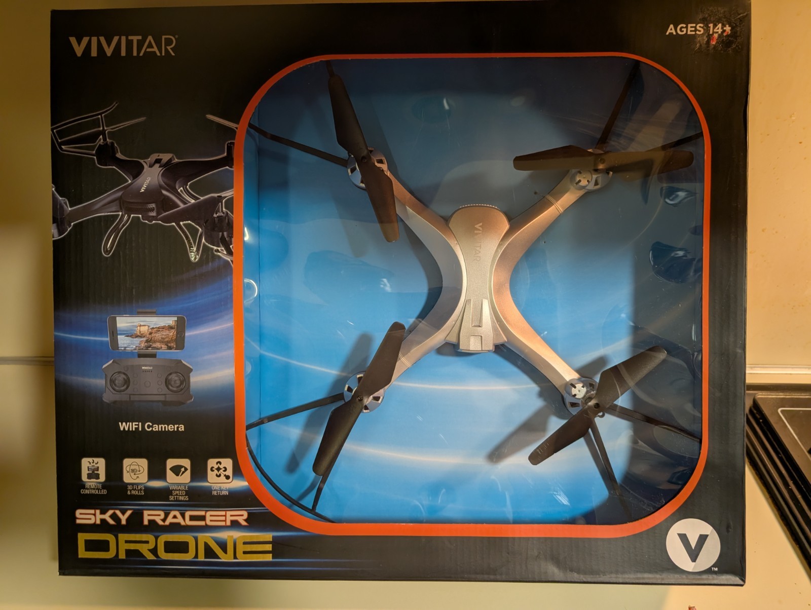 Vivitar Sky Racer Drone - Silver 